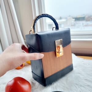 Wood and Leather Lara Mini Bag